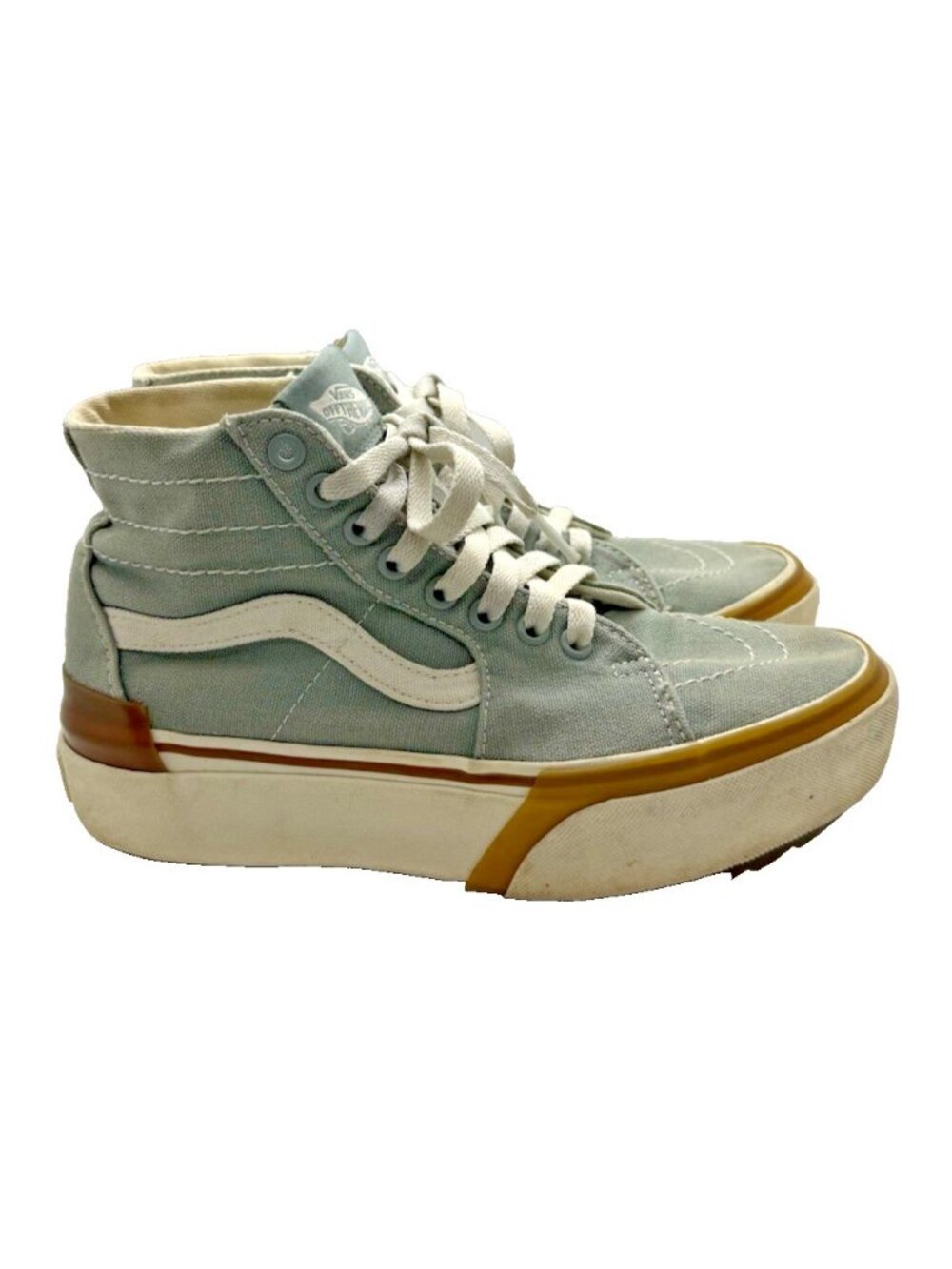 Vans Unisex Sk8-Hi Tapered Stacked 721356 Multicolor Sneaker Shoes Sz M 5.5 W 7